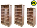 PALING (AUSSIE MADE) HIGHLINE BOOKCASE COLLECTION - ASSORTED STAINED COLOURS - STARTING FROM $799