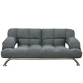 RIO (DA26) CLICK CLACK SOFA BED - GREY