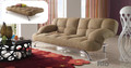 RIO (DA26) CLICK CLACK SOFA BED - BROWN