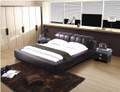 KING PAUL-HENRI LEATHERETTE BED (A8179) - ASSORTED COLOURS