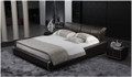 KING VICTOR EMMANUEL LEATHERETTE BED (A9025) - ASSORTED COLOURS