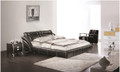 KING ARION LEATHERETTE BED (A9099) - ASSORTED COLOURS