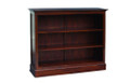 JULIAN HALF SIZE BOOKCASE WIDE (BC-000-HS-W) - 1100(H) x 1350(W) - MAHOGANY OR CHOCOLATE