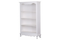 QUEEN ANNA BOOKCASE (MODEL 17-21-5-5-14-1-14-14) - 1800(H)x 1100(W) - WHITE 