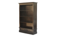 2 DRAWER BOOKCASE (BC-002-PN) - 1800(H) x 980(W) - MAHOGANY OR CHOCOLATE