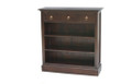 CENTRY 3 DRAWER BOOKCASE (BC-003-PN) - 1100(H) x 980(W) - MAHOGANY OR CHOCOLATE