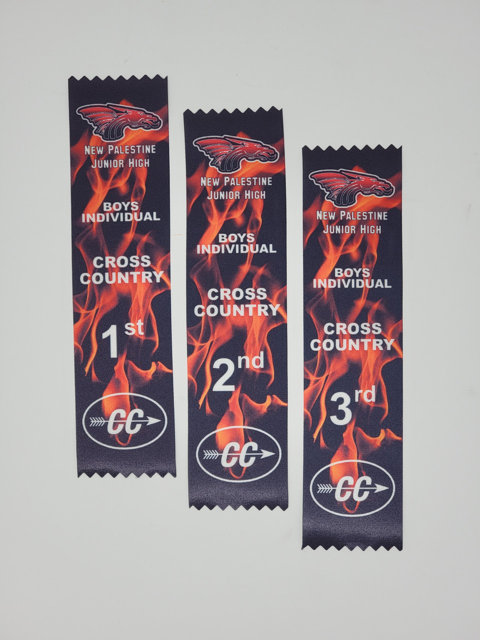 Sublimatable Pinked Ribbon/Bookmark - New Palestine Awards