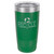 Polar Camel 20 oz. Green Ringneck Vacuum Insulated Tumbler w/Clear Lid