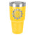 Polar Camel 30 oz. Yellow Ringneck Vacuum Insulated Tumbler w/Clear Lid