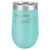 Polar Camel 16 oz. Teal Vacuum Insulated Stemless Tumbler w/Lid