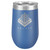 Polar Camel 16 oz. Royal Blue Vacuum Insulated Stemless Tumbler w/Lid