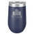 Polar Camel 16 oz. Navy Blue Vacuum Insulated Stemless Tumbler w/Lid