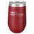 Polar Camel 16 oz. Maroon Vacuum Insulated Stemless Tumbler w/Lid