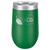 Polar Camel 16 oz. Green Vacuum Insulated Stemless Tumbler w/Lid