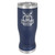 Navy Blue 14 oz. Polar Camel Pilsner w/Clear Lid