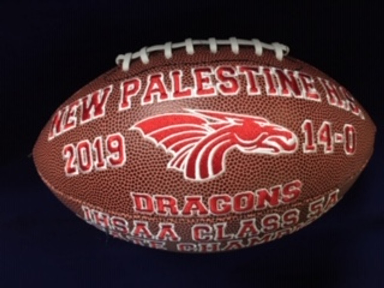 Custom Embroidered Football