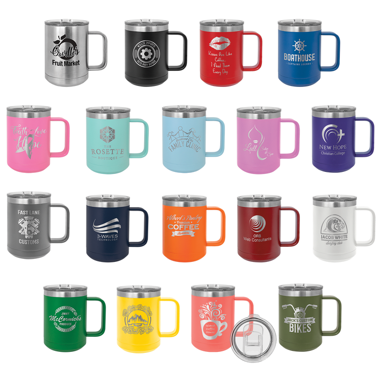 Stainless steal double wall vacuum insulation for maximum heat and cold retention