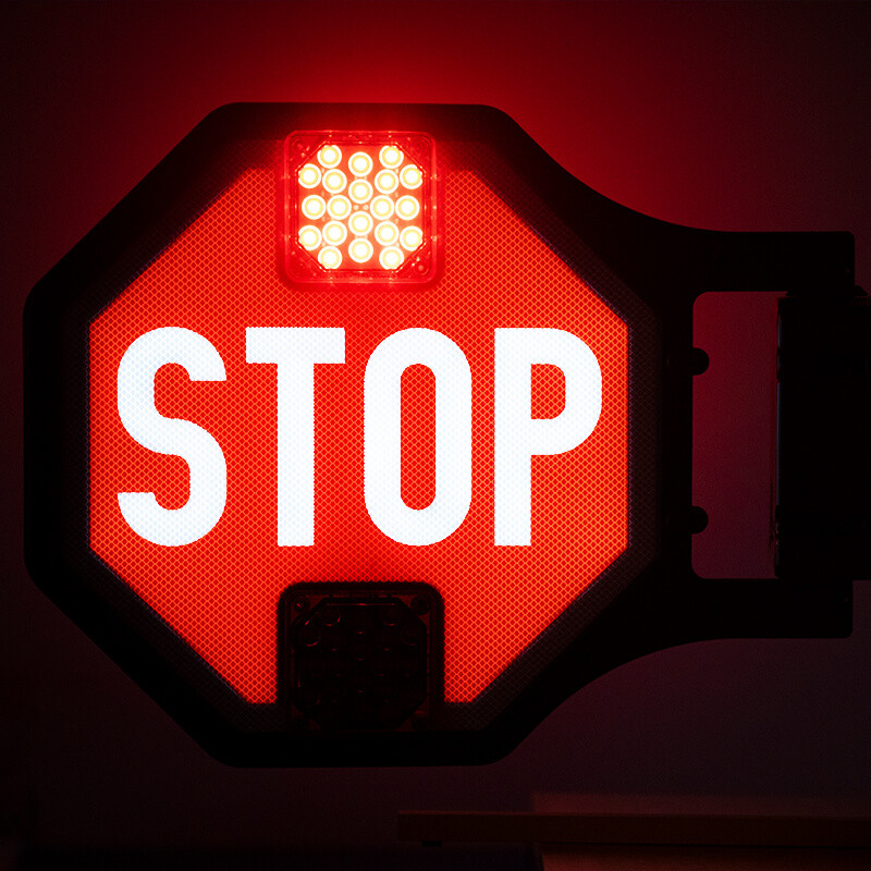 101260-000, Illuminated Stop Arm Thomas C2 ONLY / Rear / Electric