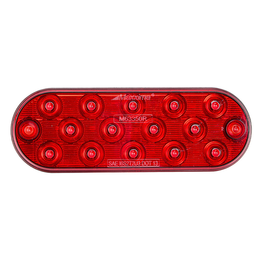 M63350R, Low Pro Oval Red STT LED