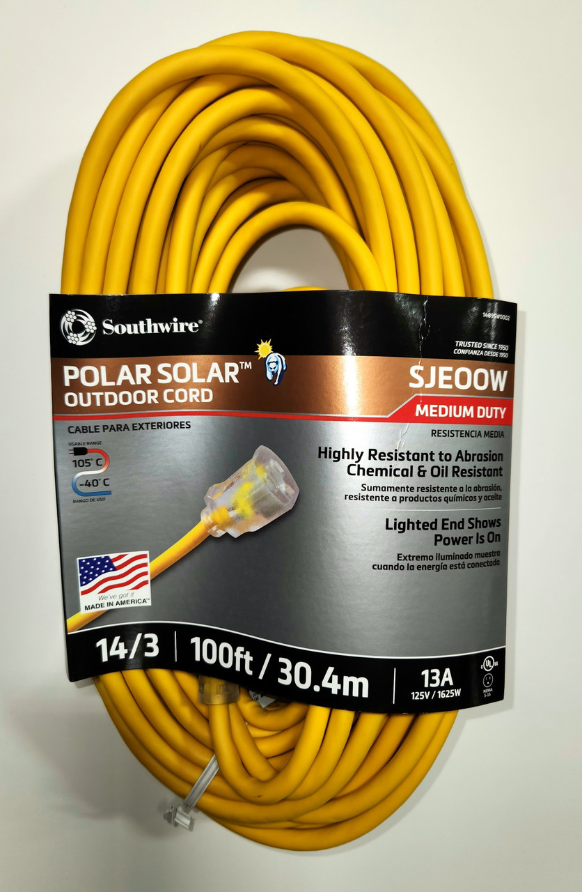 Polar/Solar Extension Cord, 50 ft