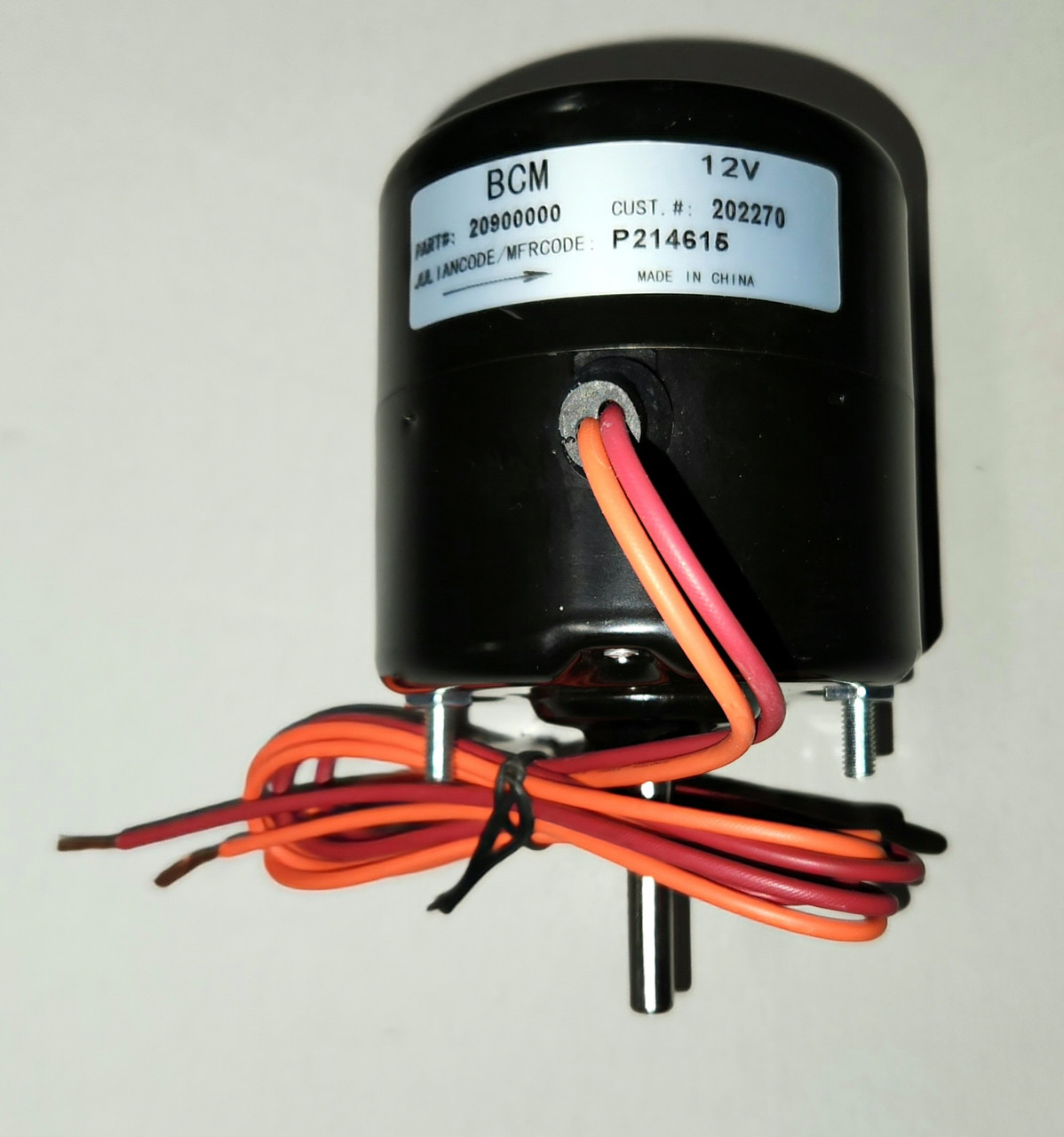 202270, Bergstrom Freightliner / International / Thomas Clockwise Shaft End  Blower Heater Motor (1/4 Shaft)