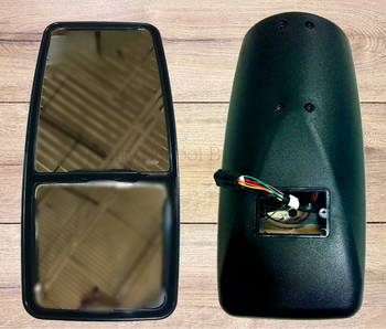 717IOGH, Rosco IC / International 8" x 17" Heated Eurostyle Dual Motorized Mirror Head 717IOGH, Rosco IC / International 8" x 17" Heated Eurostyle Dual Motorized Mirror Head