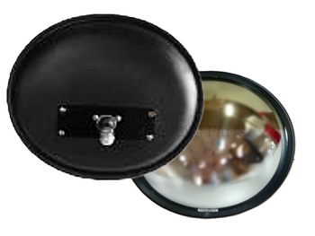 2365T, Rosco Hawk-Eye Ball Stud Mount with Partial Tint Mirror Head