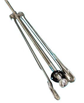 ASY4310, Rosco Thomas C2 Driver's Crossview Arm and Braces (Stainless Steel)