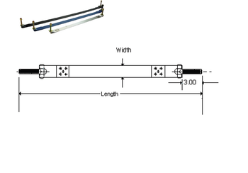S5800TT200-00,  Thomas Fuel Tank Strap  S5800TT200-00,  Thomas Fuel Tank Strap