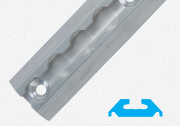 FE752NA048-04-3, Sure-Lok L-Track 48" Angled, Pre-Drilled FE752NA048-04-3, Sure-Lok L-Track 48" Angled, Pre-Drilled