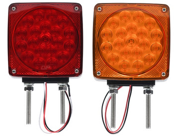 100CT0006 , Opti-Luxx LED Dual Face Turn Signal CURB Side Mount / Yellow and Red 100CT0006 , Opti-Luxx LED Dual Face Turn Signal CURB Side Mount / Yellow and Red