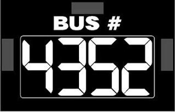 RCXL-M4B, Reflective Image Route Changer XL - 4 Digit Magnetic - Bus # RCXL-M4B, Reflective Image Route Changer XL - 4 Digit Magnetic - Bus #