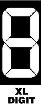 R-XLD, Reflective Image XL Replacement Digit for XL Route Changer R-XLD, Reflective Image XL Replacement Digit for XL Route Changer