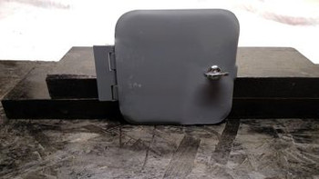 T096, Custom Bus Fuel Door with latch - Stainless Steel Hinge T096, Custom Bus Fuel Door with latch - Stainless Steel Hinge
