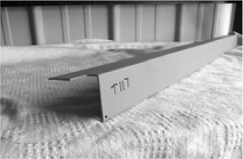 T117SS, Custom Bus Rear Emergency door threshold cap T117SS, Custom Bus Rear Emergency door threshold cap