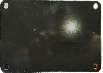 IN65, Custom Bus Rear Bumper Tow Hook Cover -  7 7/8" X  5 5/8" - International / Amtran