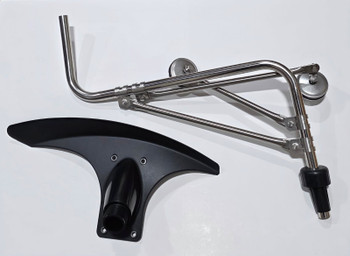 180-390RBA, Rosco Hi Def Right Base and Arm - Stainless Steel  180-390RBA, Rosco Hi Def Right Base and Arm - Stainless Steel