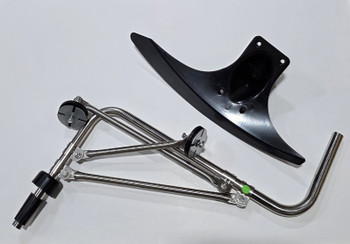 180-390RBA, Rosco Hi Def Right Base and Arm - Stainless Steel  180-390RBA, Rosco Hi Def Right Base and Arm - Stainless Steel