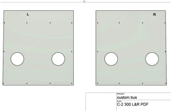 C2-300L, C2 Body Left Rear Lower Tag Panel