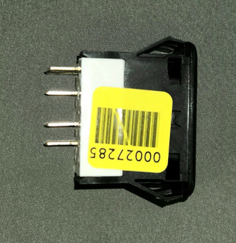 0027285,  Bluebird Black Switch Base 5 Terminal  (NGR SPST On-On High)