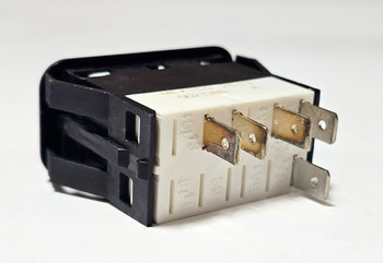 0027285,  Bluebird Black Switch Base 5 Terminal  (NGR SPST On-On High)