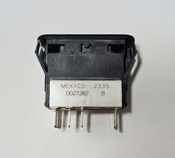 0027287,  Bluebird 5 Terminal Black Switch Base (Off-On)