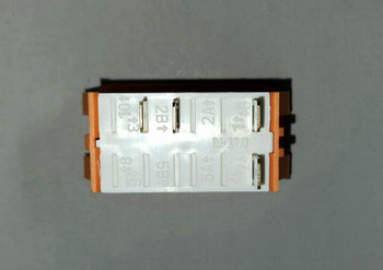 0027295,  Bluebird Amber / Orange Switch Base 4 Terminal (Off-Momentary On) 0027295,  Bluebird Amber / Orange Switch Base 4 Terminal (Off-Momentary On)