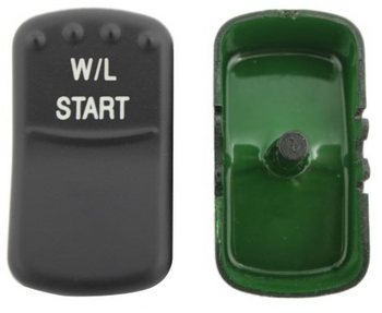 0027300,  Bluebird Rocker Button (Warning Light Start)