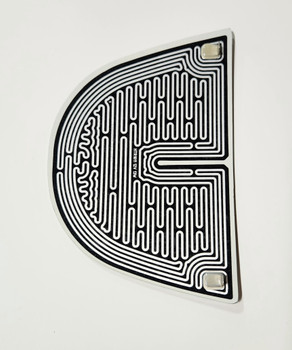 0041788, Bluebird Avia Heated Convex Glass 