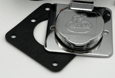 1612, Jeb Chrome Plated Receptacle Snap Cap & Gasket