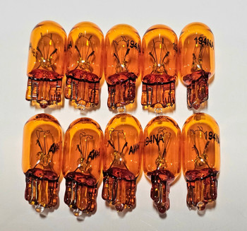 194NA, Wagner Natural  Amber Incandescent Miniature Bulb (10/Pack)