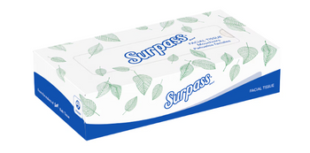 21340, Kleenex "Surpass" White Facial Tissue