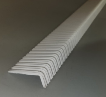 3" X 37.75", Profusion Ribbed White Nosing, Non Metal