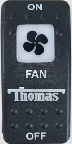 3101,  Thomas Black Master Switch (On-Off)